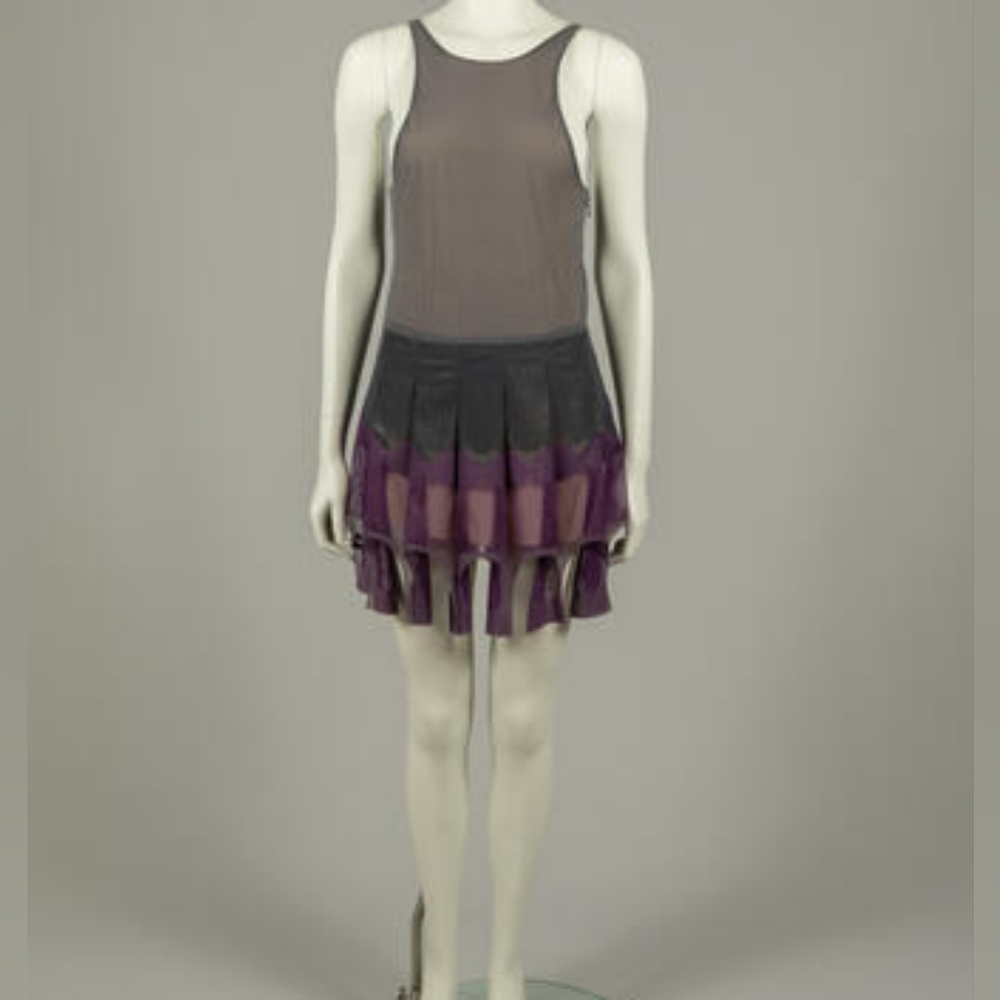 Lea Peckre Long Shirt Mini Dress Size 0